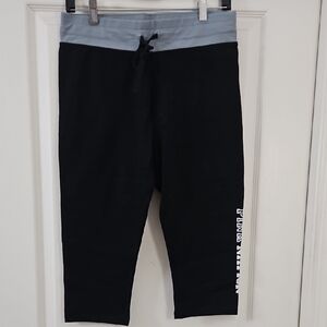 Victoria's Secret Pink | Yoga Black and Gray Leggings New In Packaging, Size L.